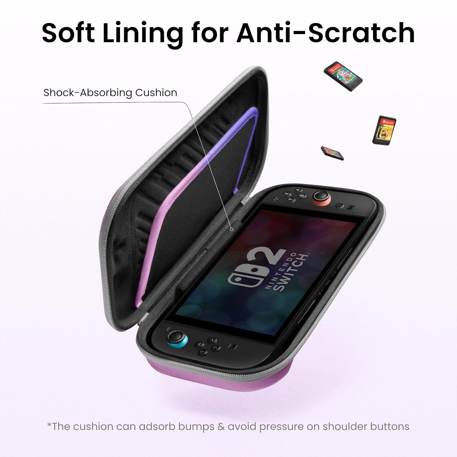 Túi Chống Va Đập Tomtoc (USA) Nintendo Switch 2 FancyCase Slim Iris Purple – 4