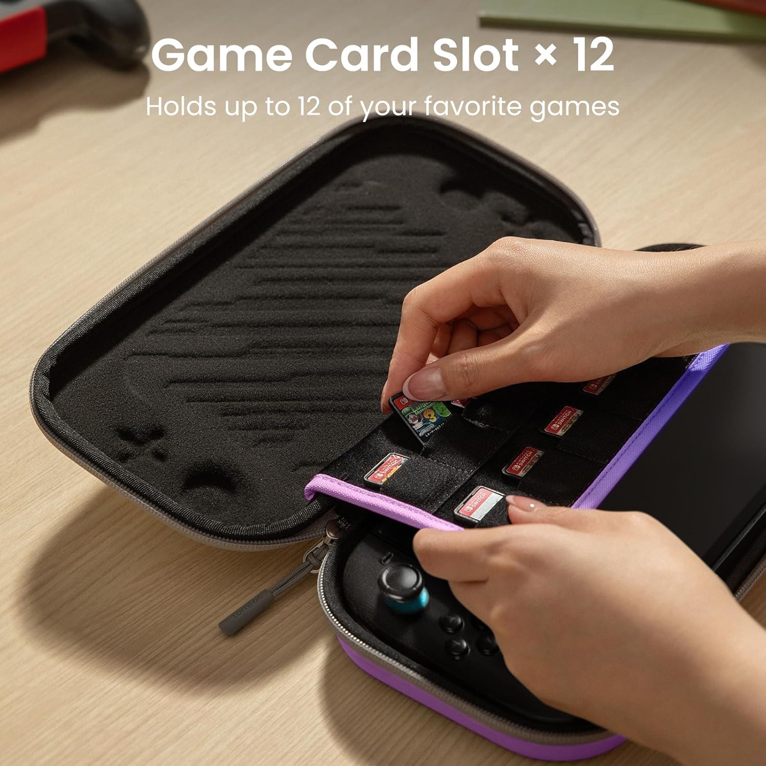 Túi Chống Va Đập Tomtoc (USA) Nintendo Switch 2 FancyCase Slim Iris Purple – 5
